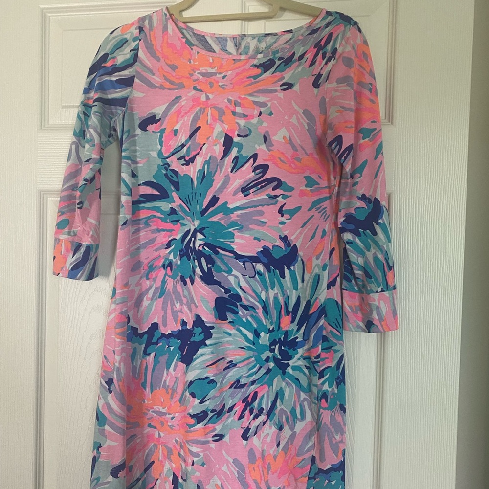 Lilly Pulitzer 3/4 Sleeve Cotton Dress